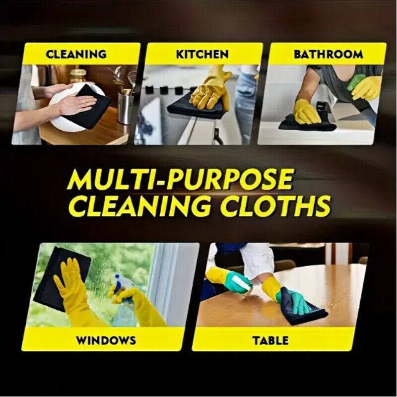 Black Large Microfiber