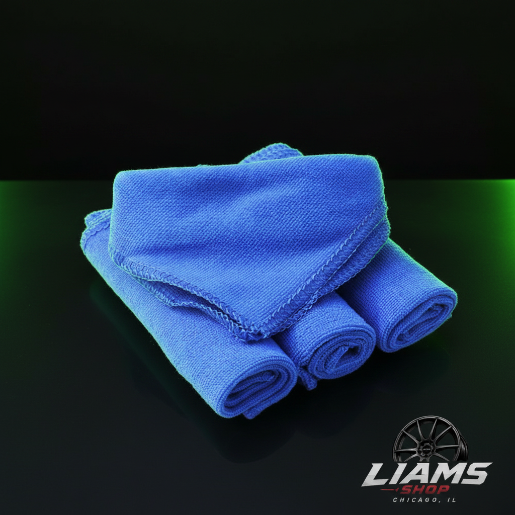 9H Microfiber Detailing Towels 5-Pack - Branded