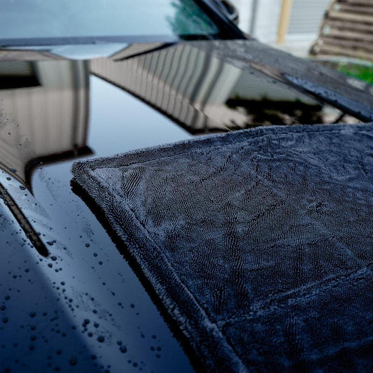 15x15in YISLU Drying Towel - Super Absorbent Car Drying Towel, Woven With Twisted Microfiber, 1300 GSM High Quality Microfiber 70 30 Mixed Twisted Microfiber