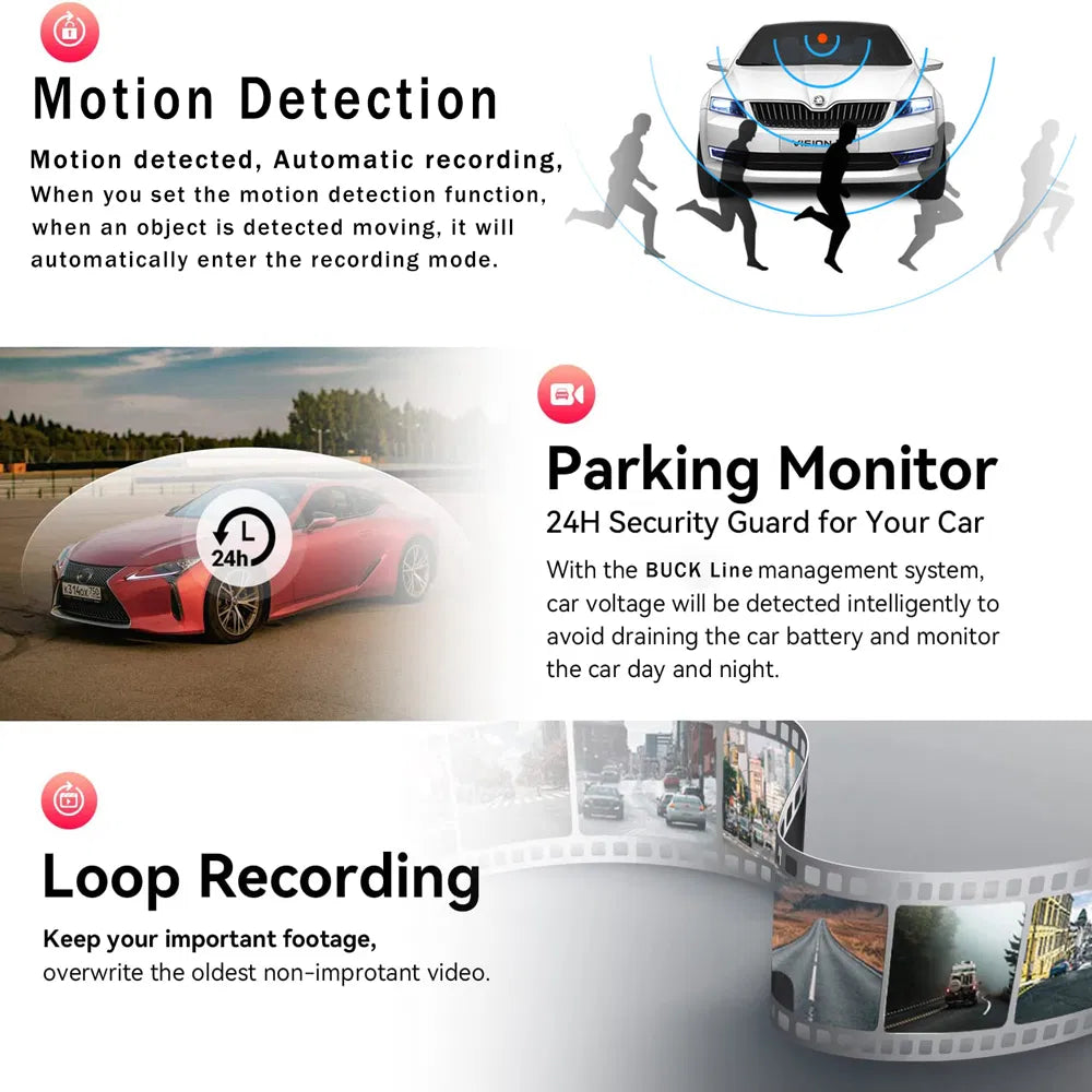 Front & Rear dash cam