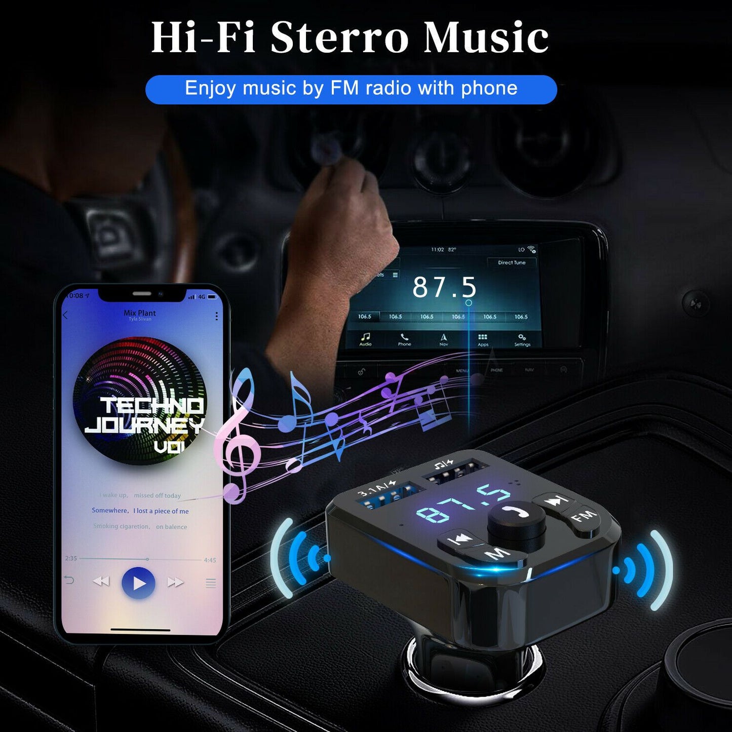 FM bluetooth Transmitter