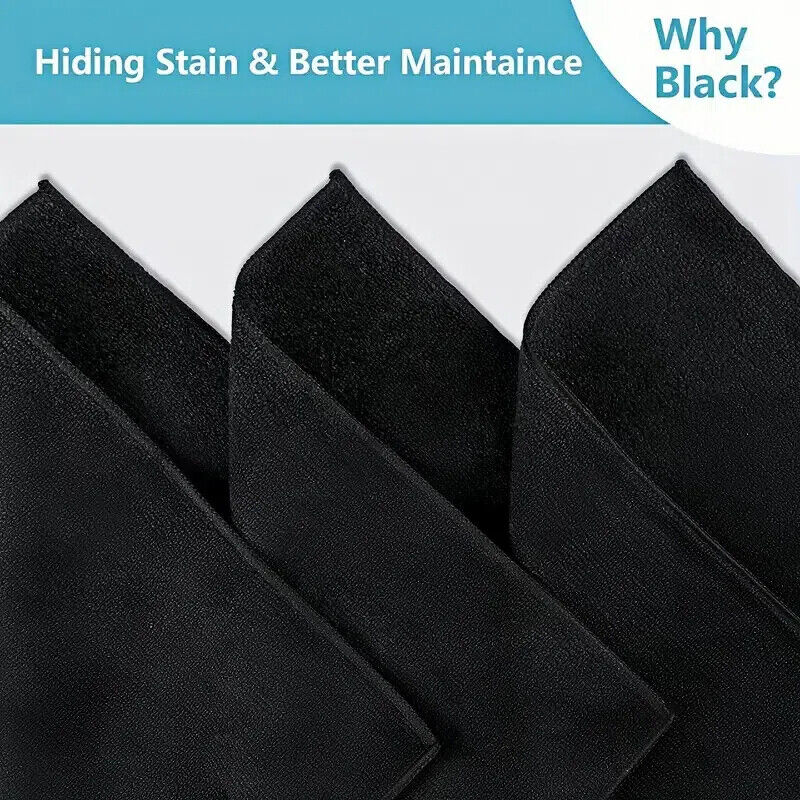 Black Large Microfiber