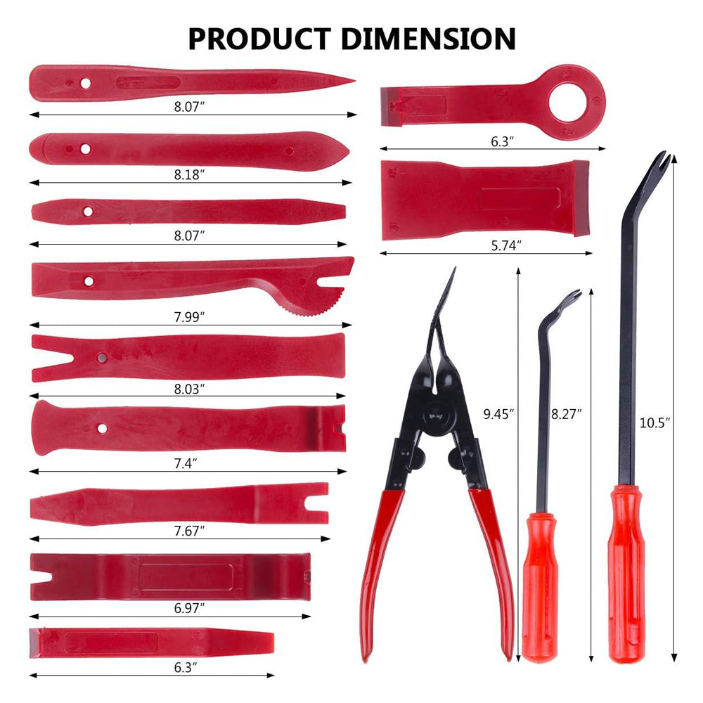 19pcs Auto Trim Removal Kit