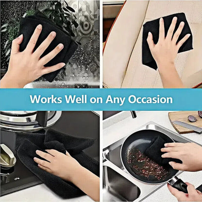 Black Large Microfiber