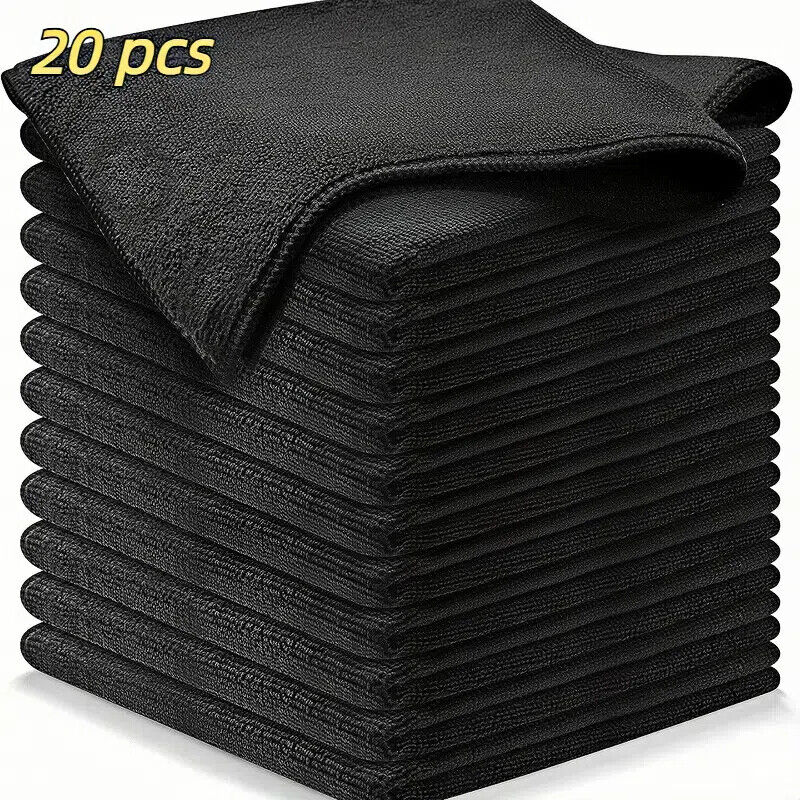 Black Large Microfiber