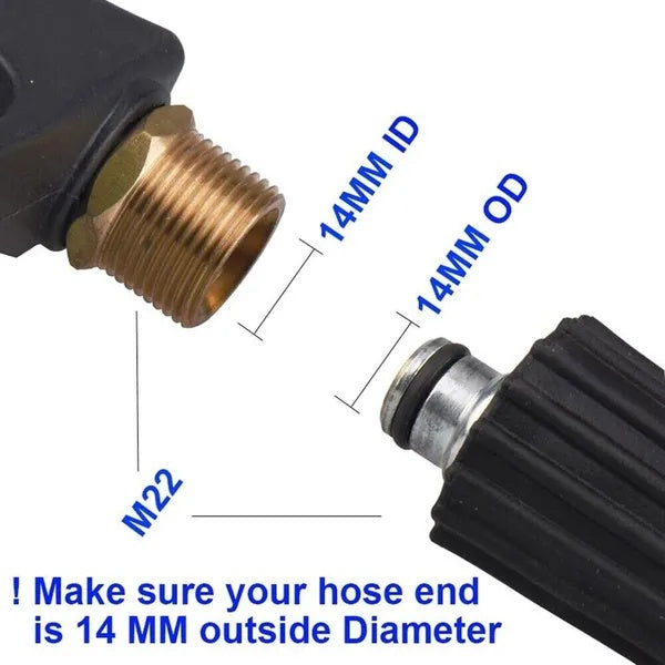 Power washer short gun