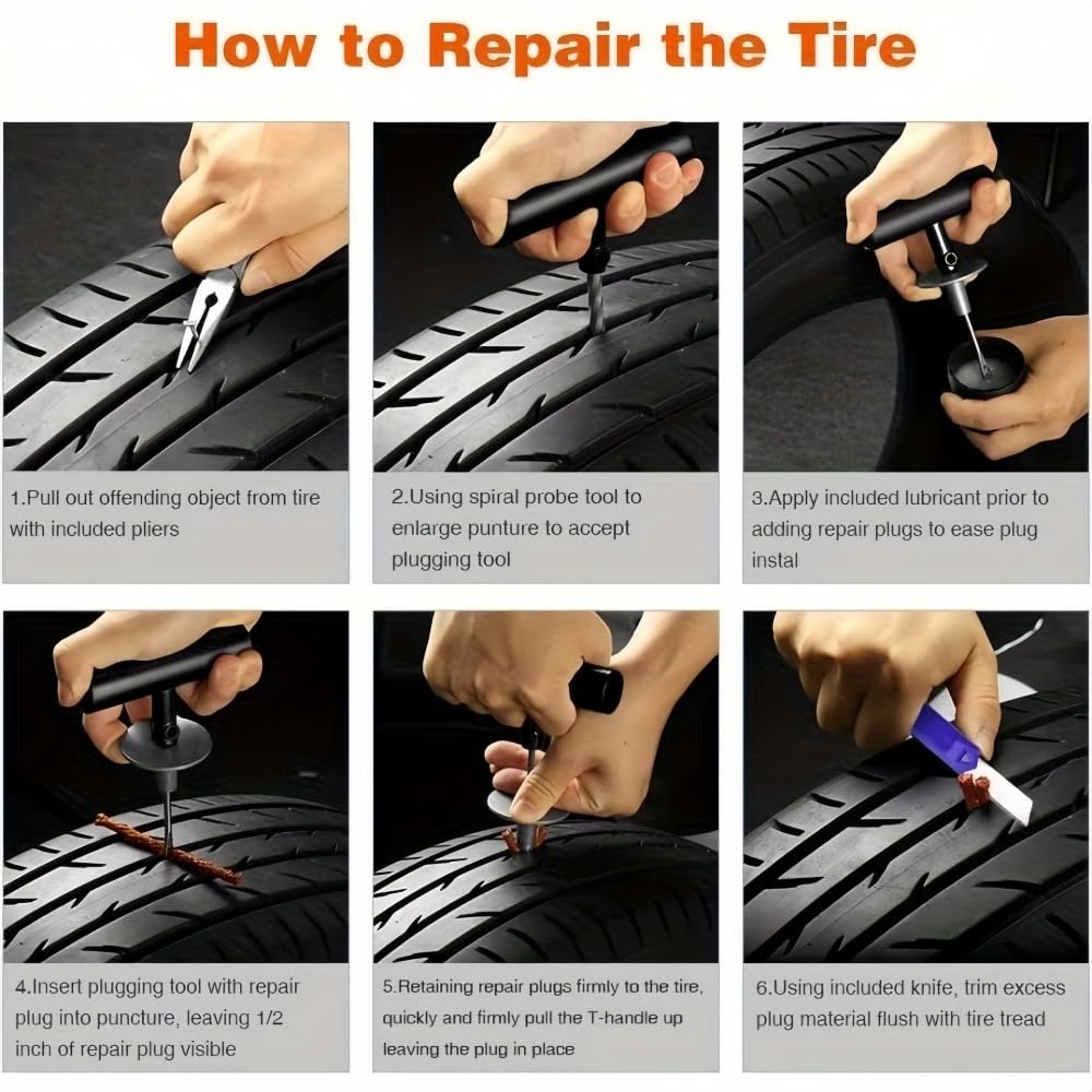 Car Tire Repair Kit