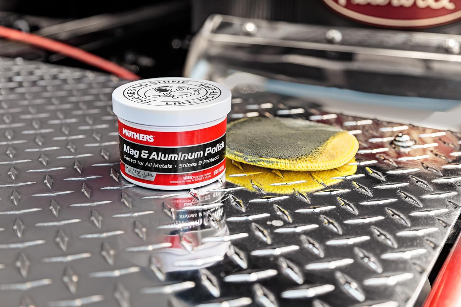 Mag & Aluminum Polish, 10 Oz. – Brilliant Shine, Easy to Use, for All Uncoated & Unplated Metals Including Aluminum Wheels, Stainless Steel Trim and Exhaust Tips, Brass & More (05101)
