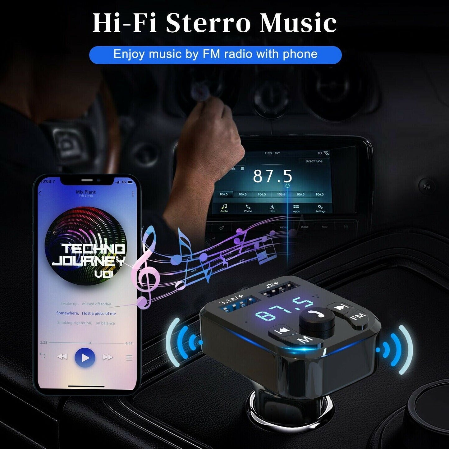 FM bluetooth Transmitter