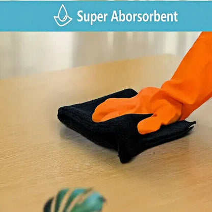 Black Large Microfiber