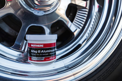 Mag & Aluminum Polish, 10 Oz. – Brilliant Shine, Easy to Use, for All Uncoated & Unplated Metals Including Aluminum Wheels, Stainless Steel Trim and Exhaust Tips, Brass & More (05101)